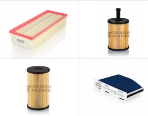 Kit Filtri TECNECO Audi A3 8P 1.9 TDI Mot.BKC, BLS, BXE (05/03 - 09/09 )