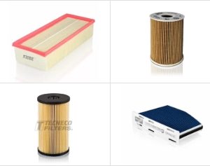 Kit Filtri TECNECO Audi A3 8P 2.0 TDI 100KW(136PS/HP) - Mot.AZV,CBAA,CFFA (05/03 - 08/12 ) 103KW(140PS/HP) - Mot.BKD,BMM,CBAB,CFFB,CLJA (05/03 - 03/13 ) 120KW(163PS/HP) - Mot.BUY (06/06 - 06/08 ) 125KW(170PS/HP) - Mot.BMN, CBBB, CFGB (03/06 - 03/13 )